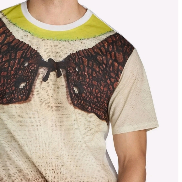 🎃 XL (46/48) • Shrek • Men's Halloween Graphic Costume Tee - Picture 4 of 5